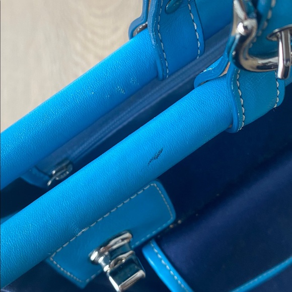 COACH Rare Turnlock Canvas and Leather Tote Bag - Picture 14 of 16